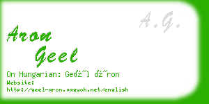 aron geel business card